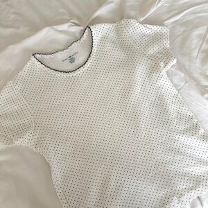 Polka dot top